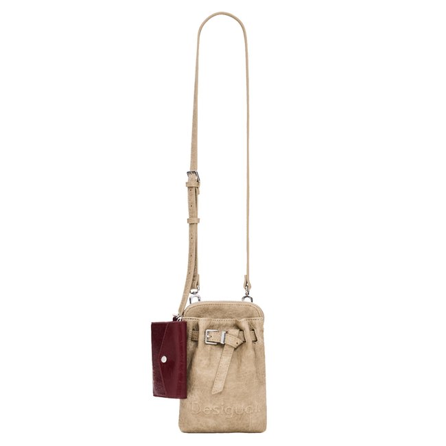 Porte-téléphone beige beige <span itemprop=