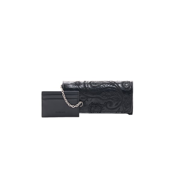 Grand grand portefeuille noir <span itemprop=