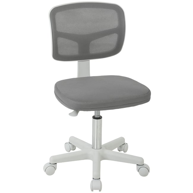 Chaise de bureau Tissu en maille Gris Couleur gris <span itemprop=