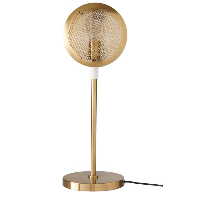 Lampe à poser dorée grand modèle H63cm SONIK Couleur doré <span itemprop=