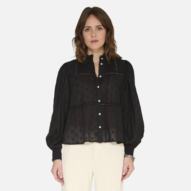 Blouse CANOLA black <span itemprop=