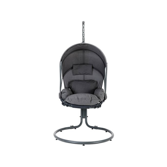 Fauteuil suspendu - NAMU noir / gris <span itemprop=