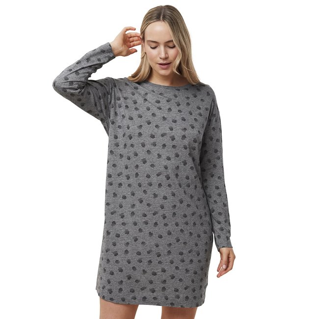 Camisa de dormir estampado fundo cinzento <span itemprop=