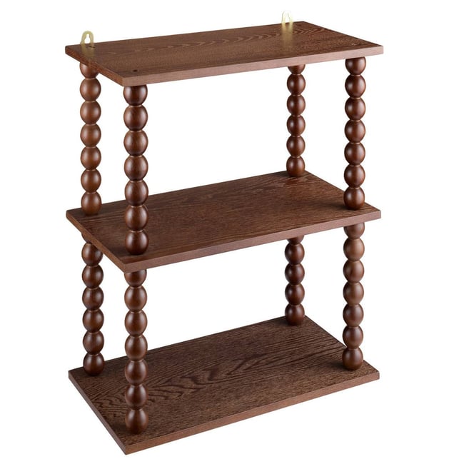 Étagère rectangulaire en pin MONA Couleur marron <span itemprop=