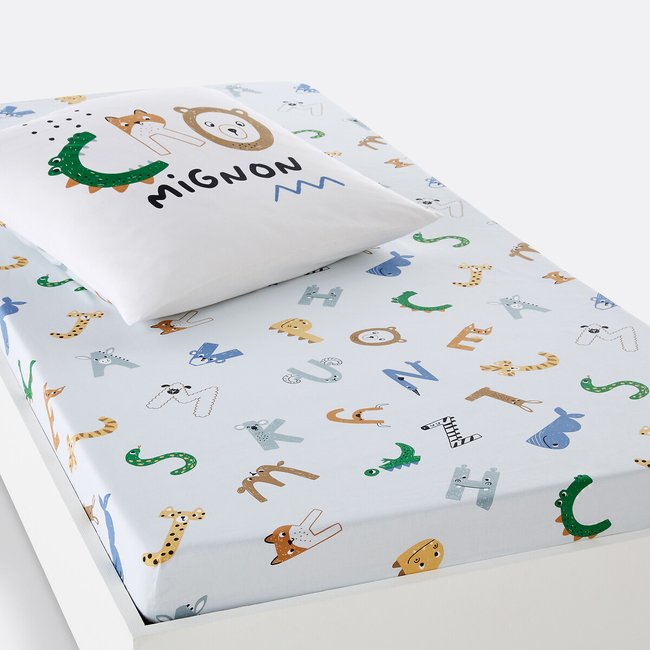 Lenzuolo con angoli bambino cotone, Cro Mignon fantasia LA REDOUTE INTERIEURS