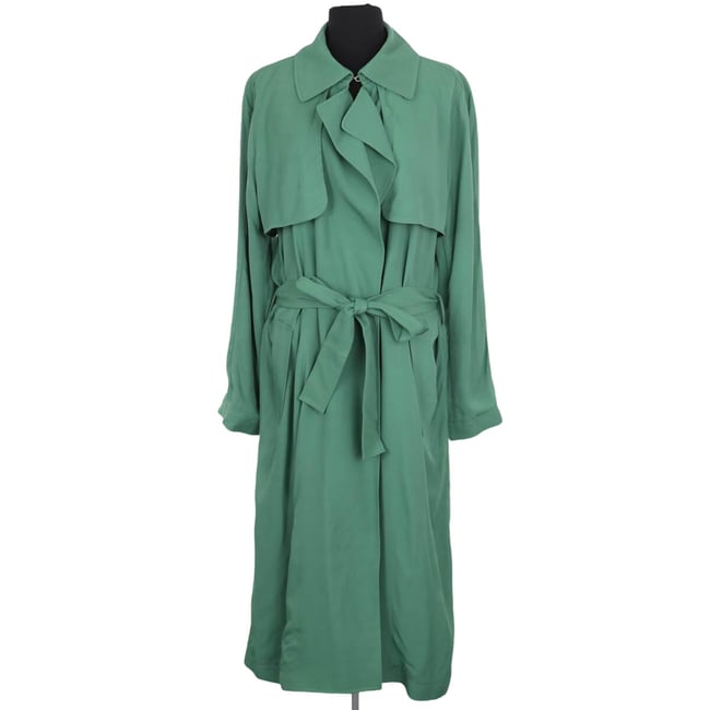 Trench-coat - Très Bon État vert <span itemprop=