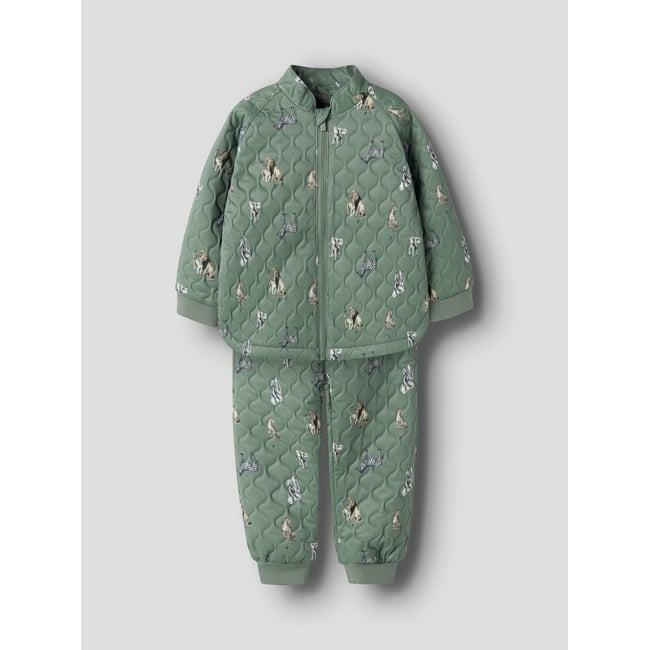 Ensemble Matelassé vert - laurel wreath1 <span itemprop=