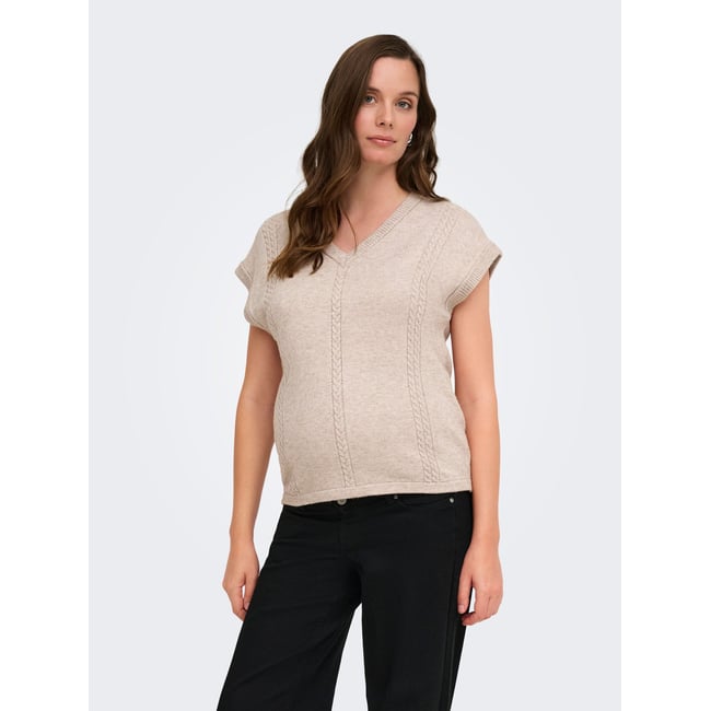 Gilet marron - mocha meringue 1 <span itemprop=