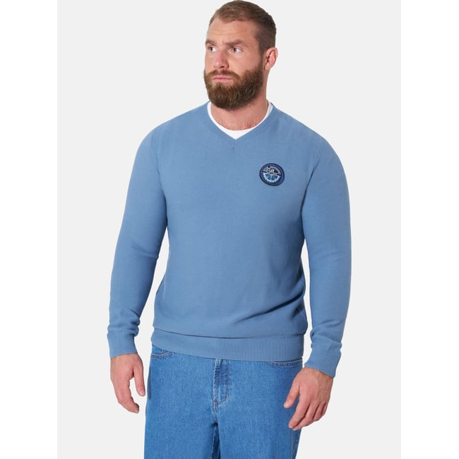 Pull KOLBEIN bleu <span itemprop=