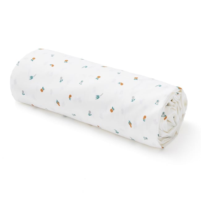Drap housse enfant coton bio PLEIN AIR multicolore <span itemprop=