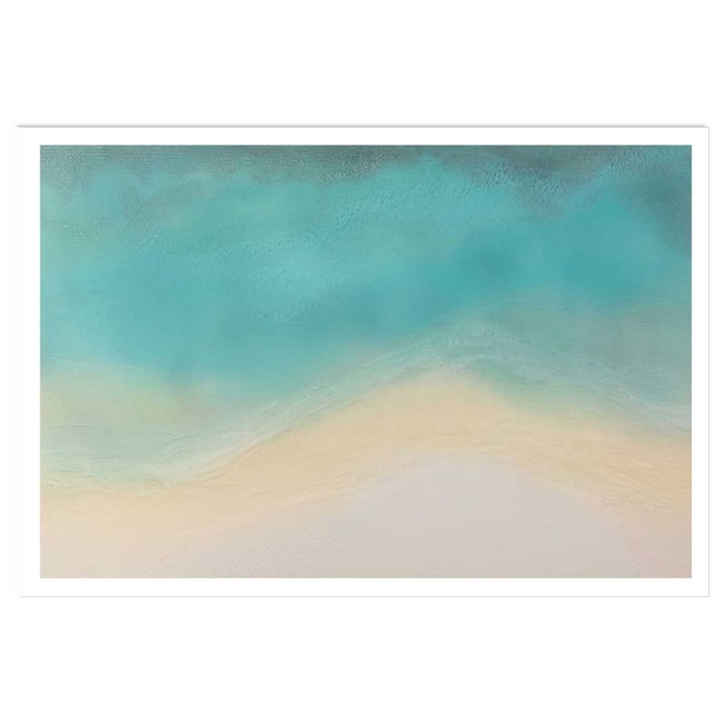 Poster abstrait seaside - HEXOA