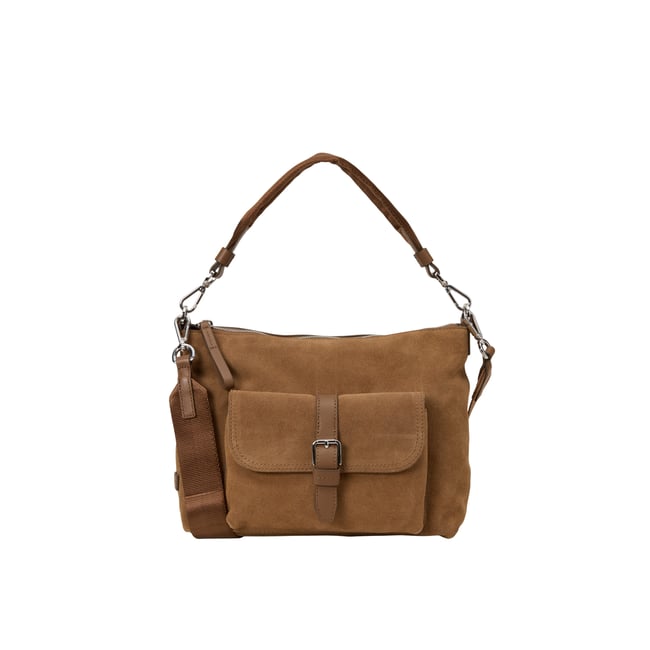 Sac Hobo modèle Caren en cuir de vachette velours souple - MARC O'POLO