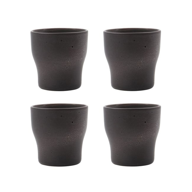 Lot de 4 Tasses thermo Liss Couleur gris foncé <span itemprop=