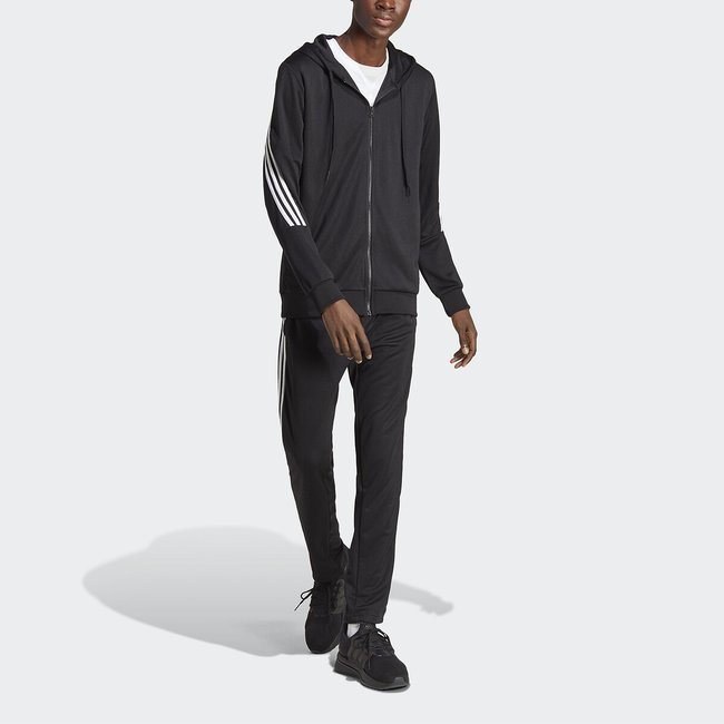 Tuta sportiva a 3 bande nero ADIDAS SPORTSWEAR