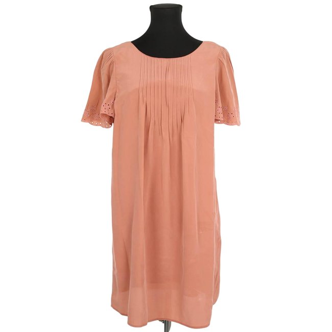 Robe en soie - Très Bon État rose <span itemprop=