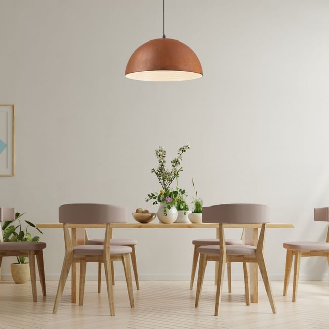 Suspension    FOLK Couleur marron corten <span itemprop=