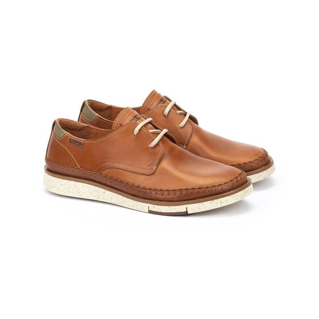 Zapatos de piel San Juan tan <span itemprop=