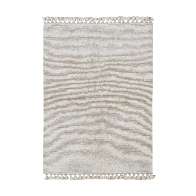 Tapis à laine Rectangulaire KOA Couleur beige <span itemprop=