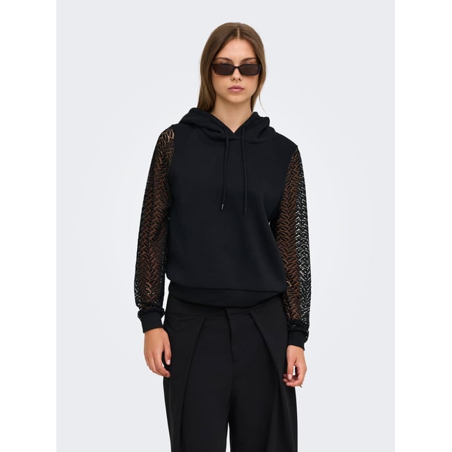 Sweat À Capuche noire - black <span itemprop=