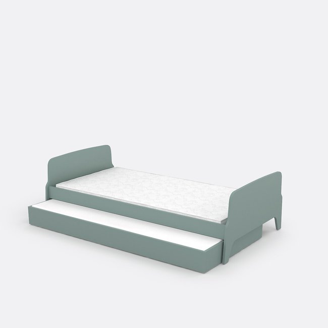 Matelas mousse pour tiroir lit, haut. 10 cm Couleur blanc <span itemprop=