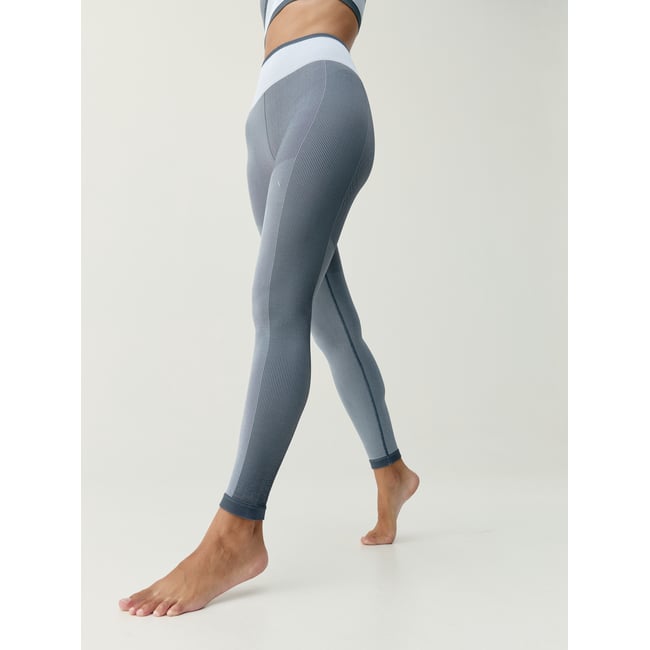 Legging de sport femme Oasis taille haute effet gainant bleu ébène clair <span itemprop=