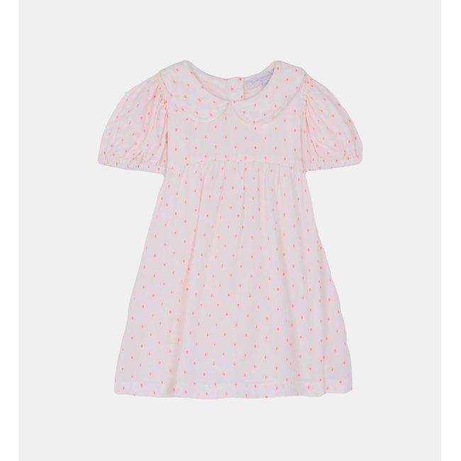 Robe Merveille Bis Babydoll écru et rose <span itemprop=