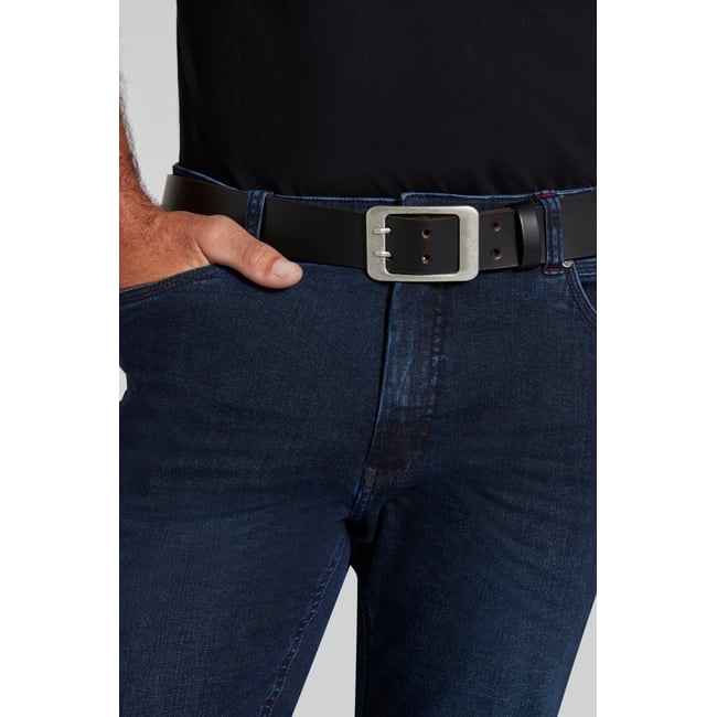 Ceinture en cuir véritable (que vous pouvez noir <span itemprop=