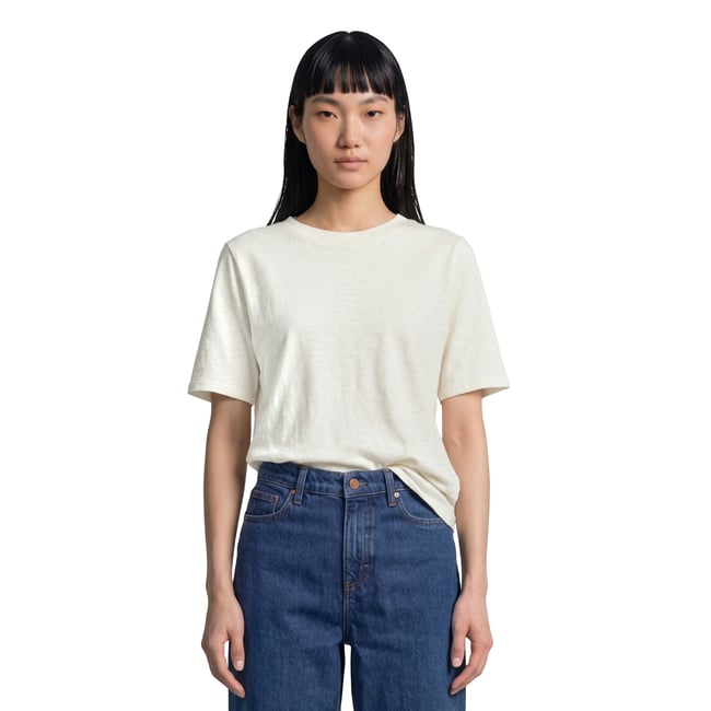 T-shirt en jersey slub loose en doux coton biologique - MARC O’POLO DENIM