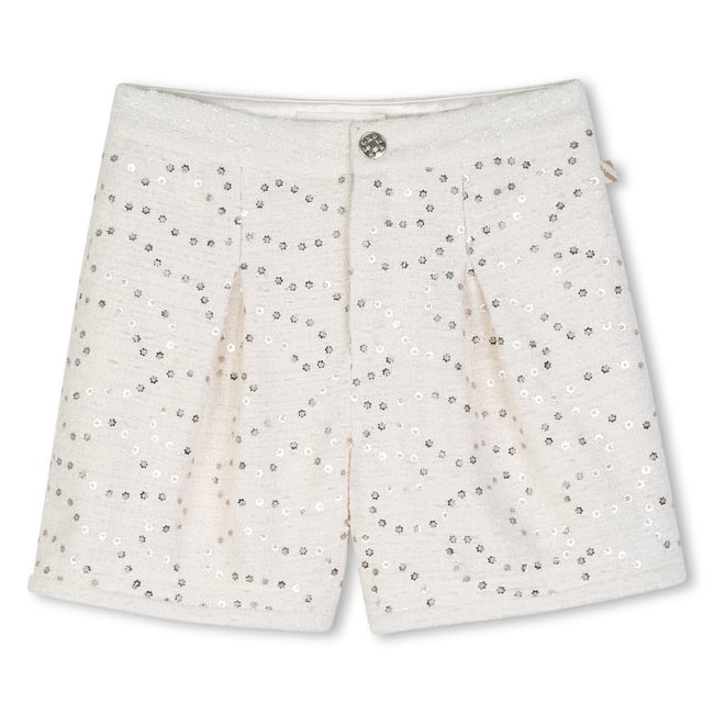 Short en tweed rice <span itemprop=