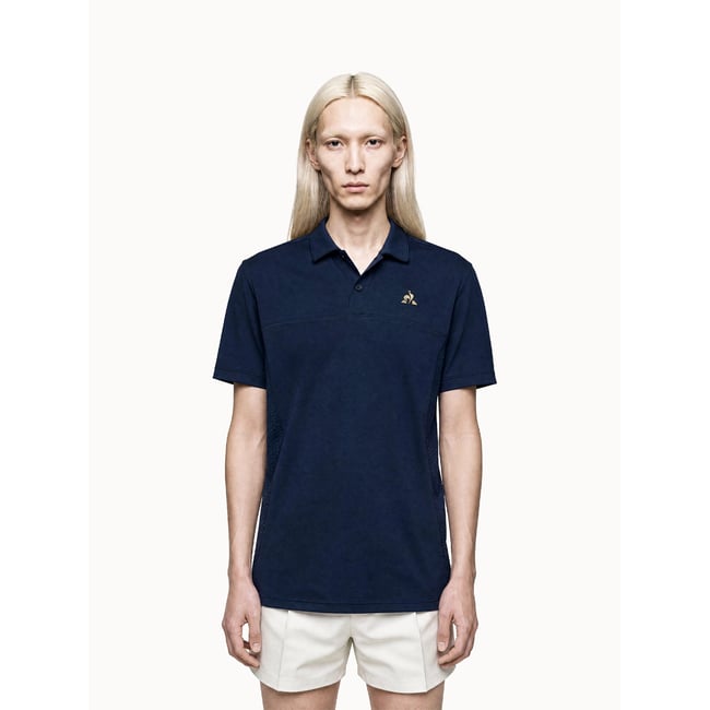 Polo Coq d'Or en double face avec détails texturés Coq d'Or - LE COQ SPORTIF