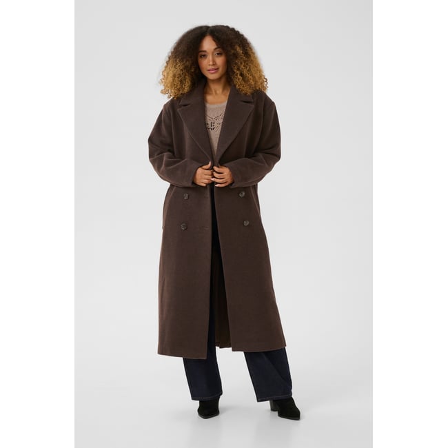 Manteau marron java <span itemprop=