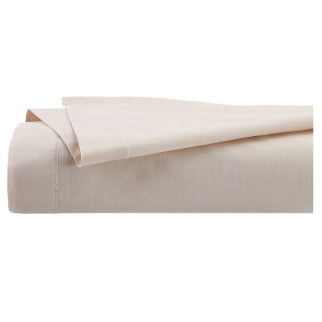 Drap plat en percale de coton Confort multicouleur <span itemprop=