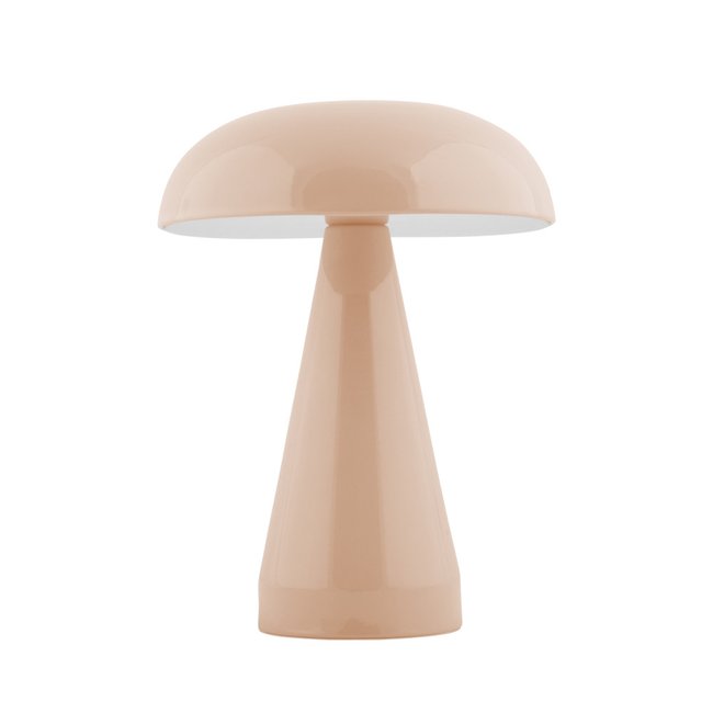 Lampe à poser LED sans fil rechargeable- RACHEL Couleur beige <span itemprop=