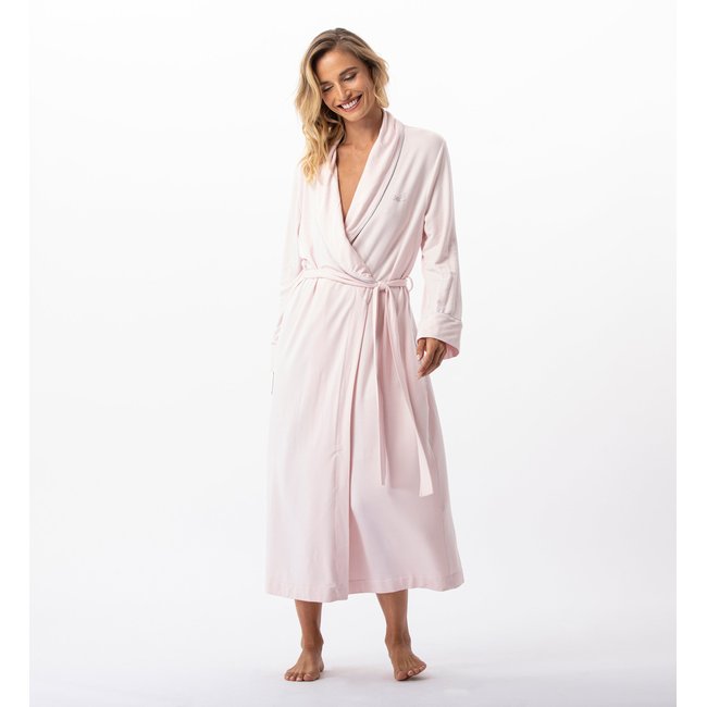 Peignoir molletonné YOGA 760 rose <span itemprop=