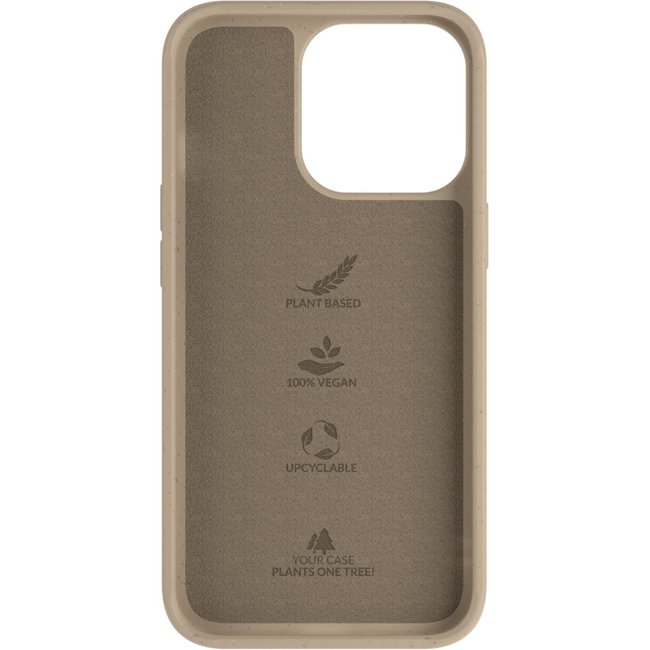 Coque bumper iPhone 14 Pro Max BioCase Taupe taupe <span itemprop=