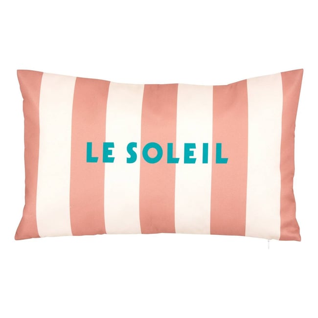 Coussin d'extérieur déhoussable déperlant POOLSIDE terracotta <span itemprop=