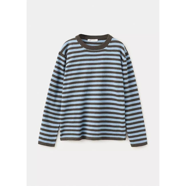 Pull en maille fine à rayures - MANGO KIDS