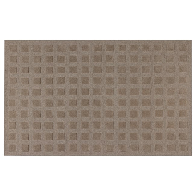 Tapis en coton VEYA Couleur sable <span itemprop=