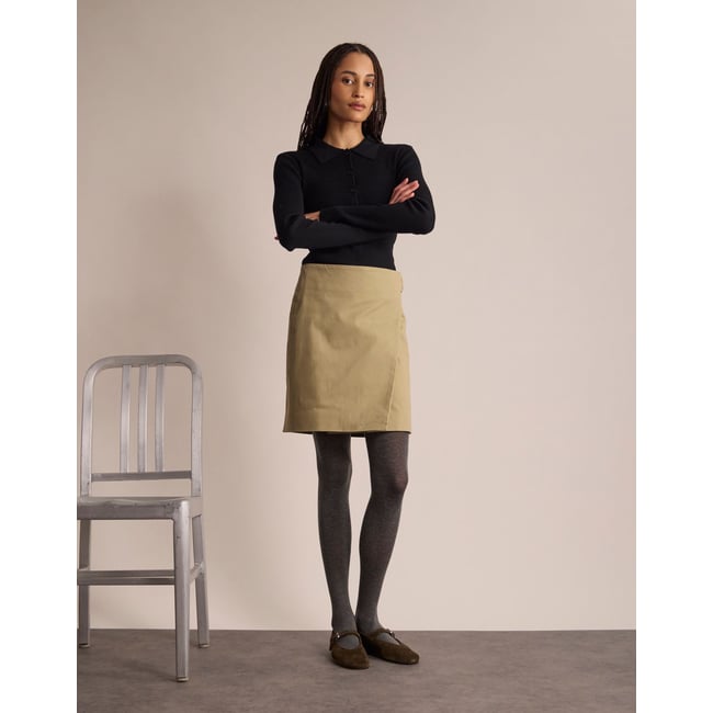 Jupe Margareth beige <span itemprop=
