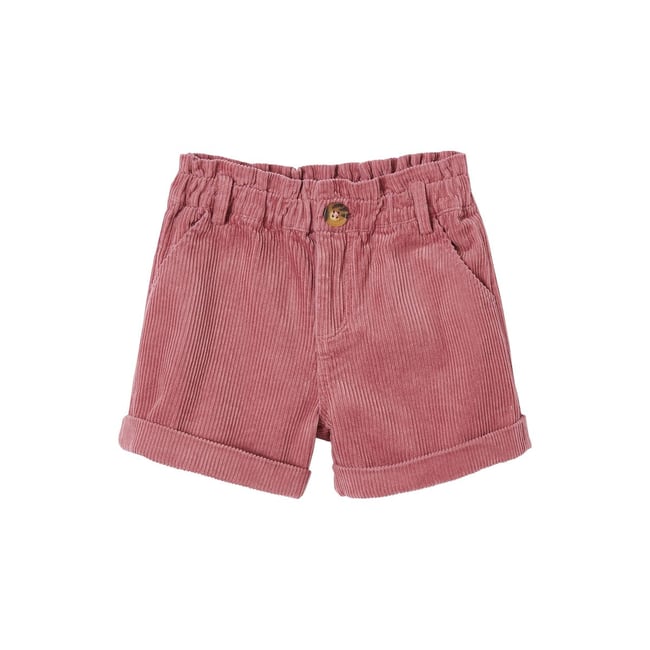 Vertbaudet Mädchen Paperbag-Shorts - Stylische Denim-Shorts Mit Gürtel