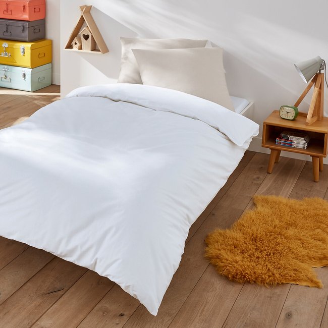 Scenario Plain Polycotton Duvet Cover - LA REDOUTE INTERIEURS