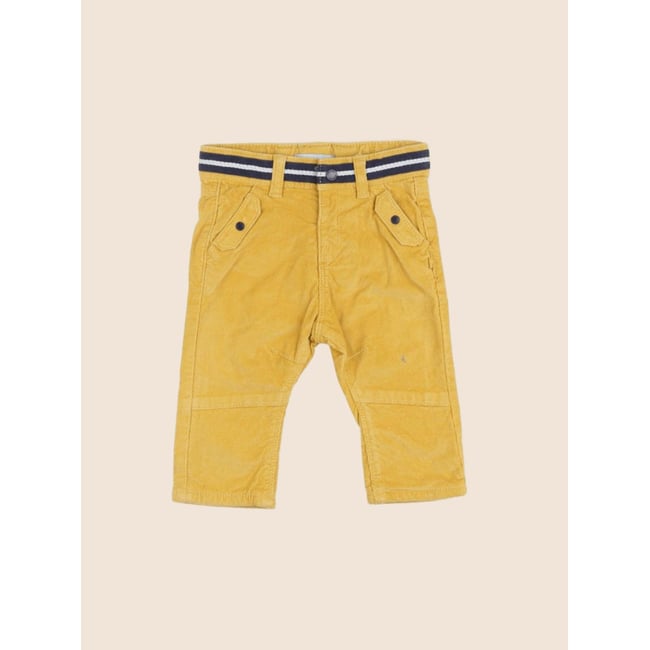Pantalon - Très bon état jaune <span itemprop=