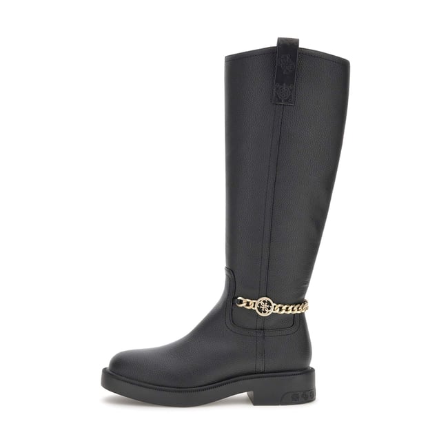 Bottes Fyonal Cuir Véritable noir <span itemprop=