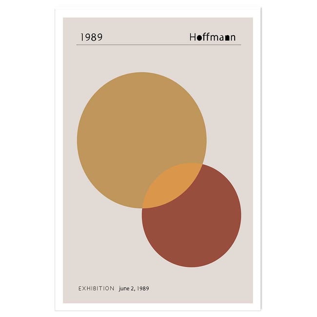 Poster Exposition Hoffman 1989 - HEXOA