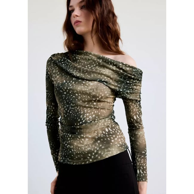 T-shirt bambi marron <span itemprop=