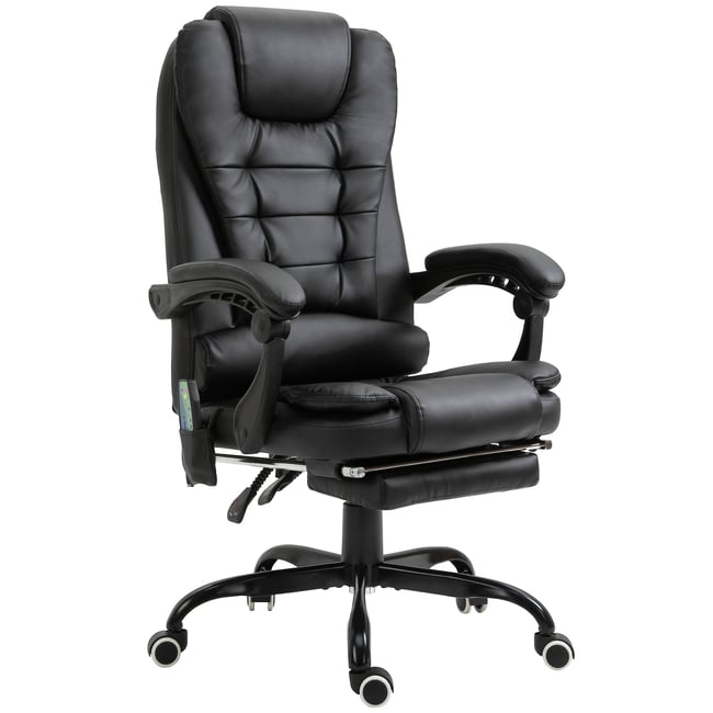 Fauteuil de bureau avec fonction massage Couleur noir <span itemprop=