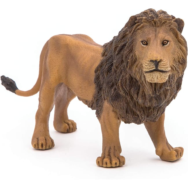 Figurine Lion marron <span itemprop=
