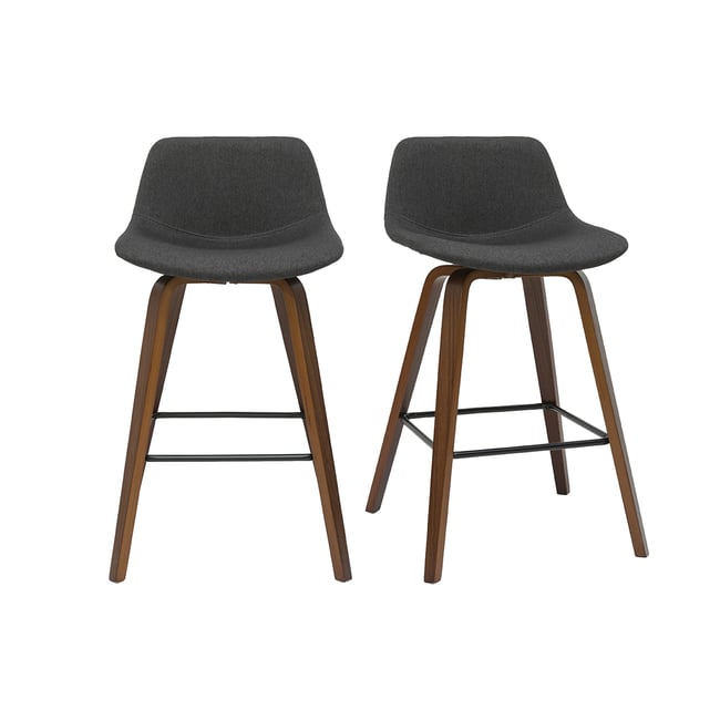 Tabourets de bar scandinaves H65 cm (lot de 2) NONIE - MILIBOO