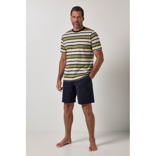 Pyjama deux pièces vert étang <span itemprop=