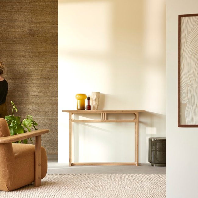 Console, CLOVIS Couleur naturel <span itemprop=